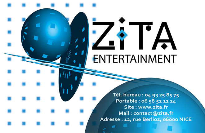 PORTFOLIO : CARTE DE VISITE ZITA ENTERTAINMENT