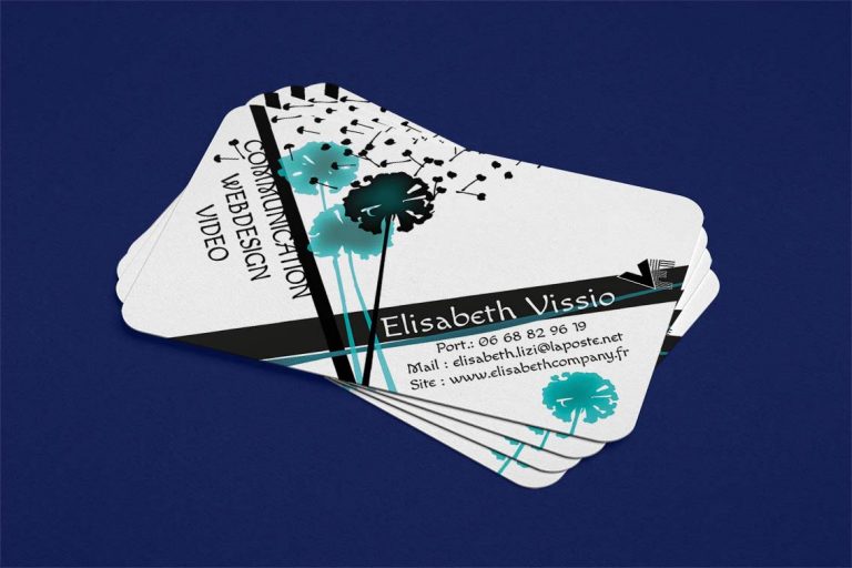 carte de visite mockup communication webdesign