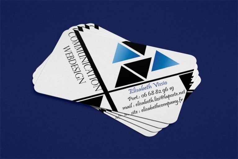 carte de visite mockup communication webdesign