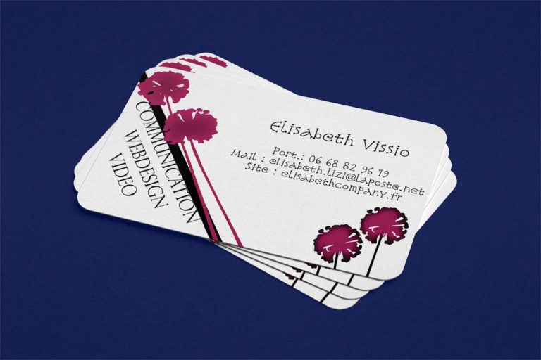 carte de visite mockup communication webdesign