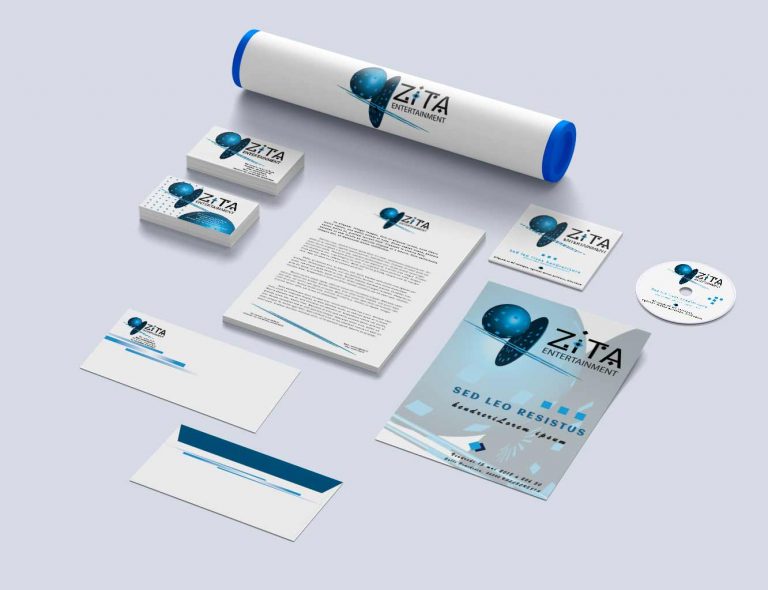 MokeUp Brand logo sur multisupports Zita
